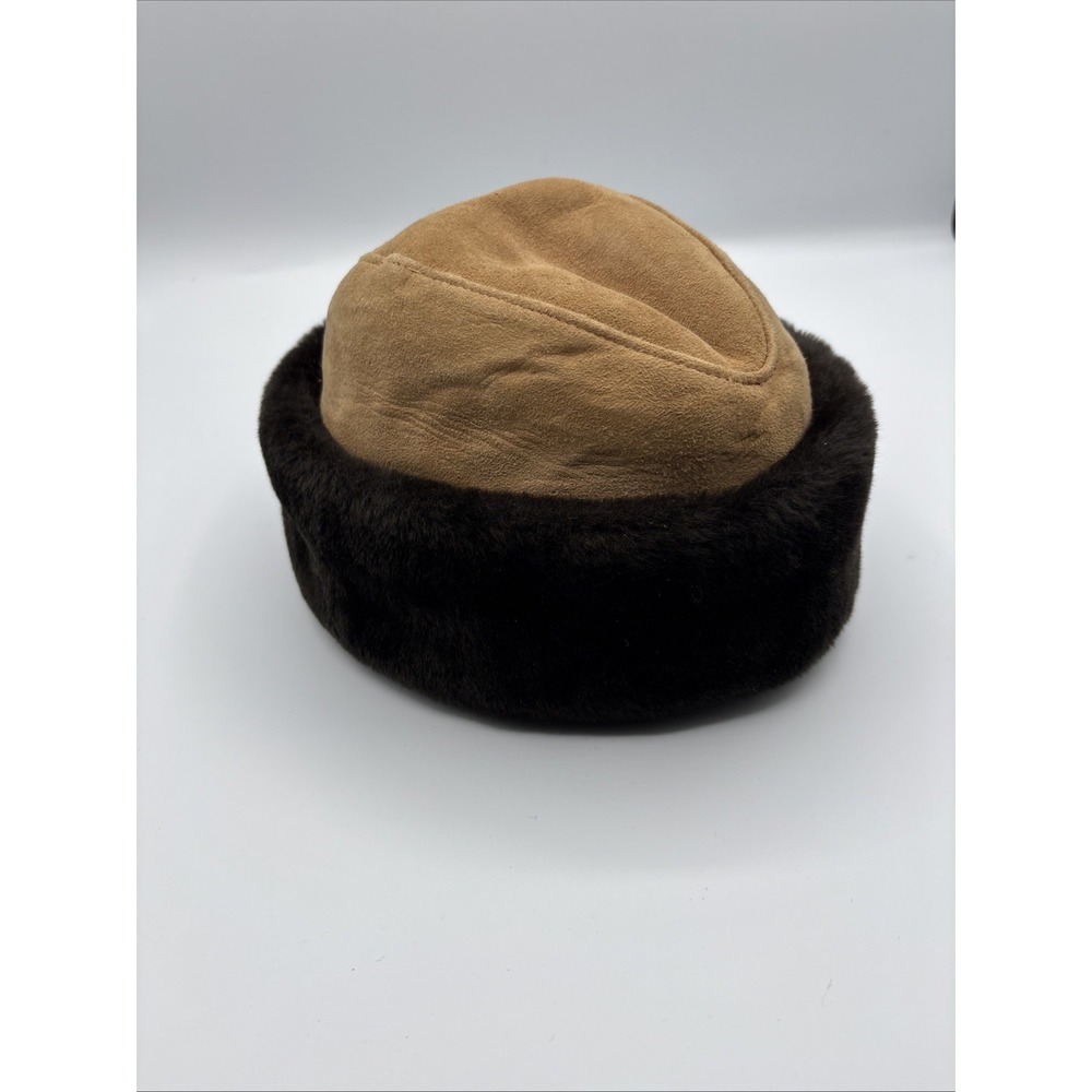 Vintage North King Hat Mens Medium JJ Seifter Genuine Leather USA Union Made